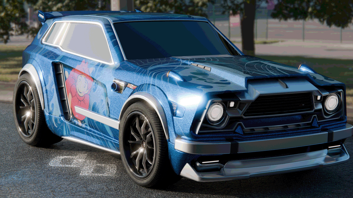 dbo_rl's tweet photo. Ponyo decal for the Fennec this time is now up on videogamemods 😄

♥ &amp; ♻ greatly appreciated 🙏
Download link below👇

#rocketleague #customdecal #livery #Ponyo #Ghibli #RLCS #RL #render #blender #gfx https://t.co/wtXtrH6FQI