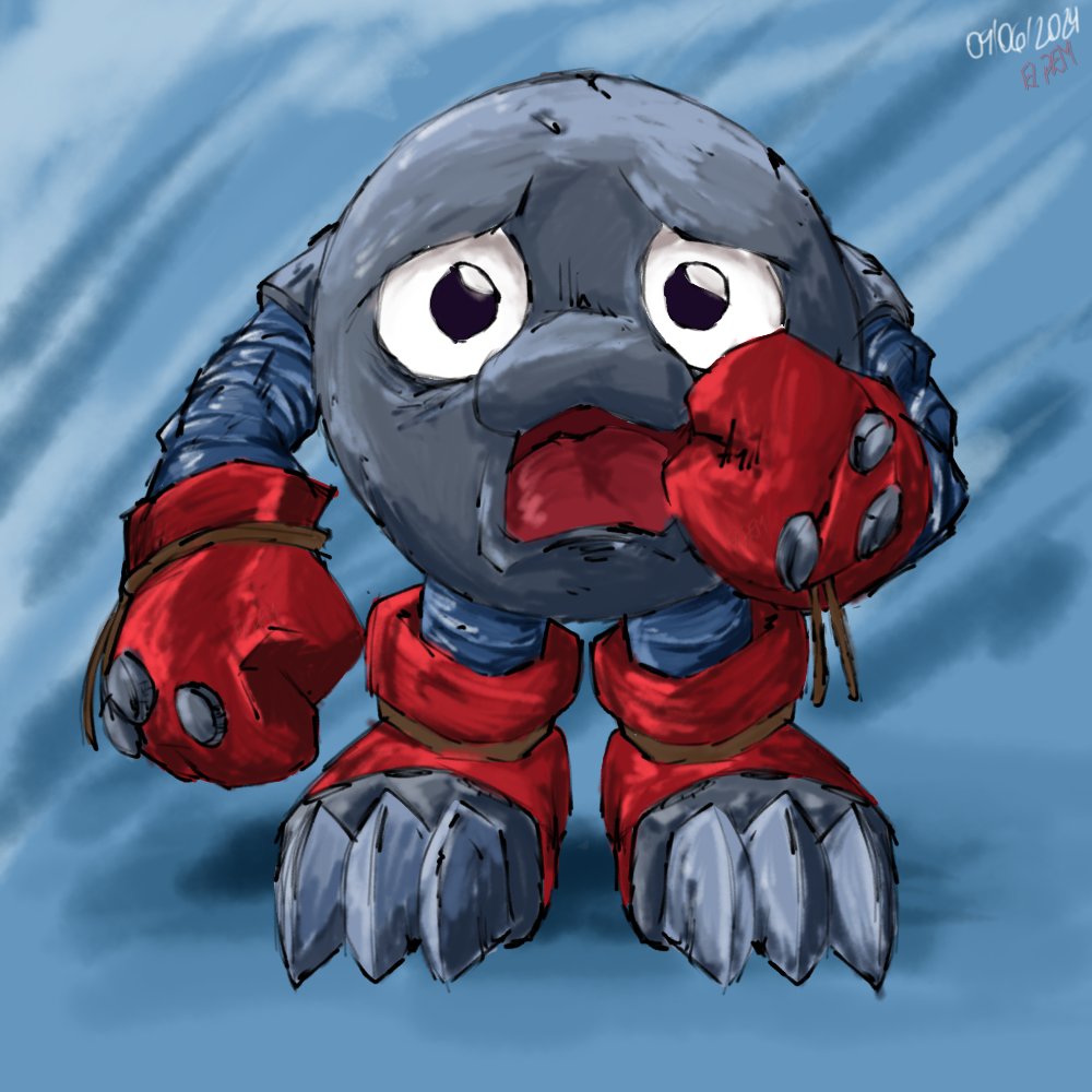 elpemsu's tweet photo. Mamemon has seen the worst.

#digimon #デジモン #digimonfanart #Mamemon https://t.co/yMPmncYs8N