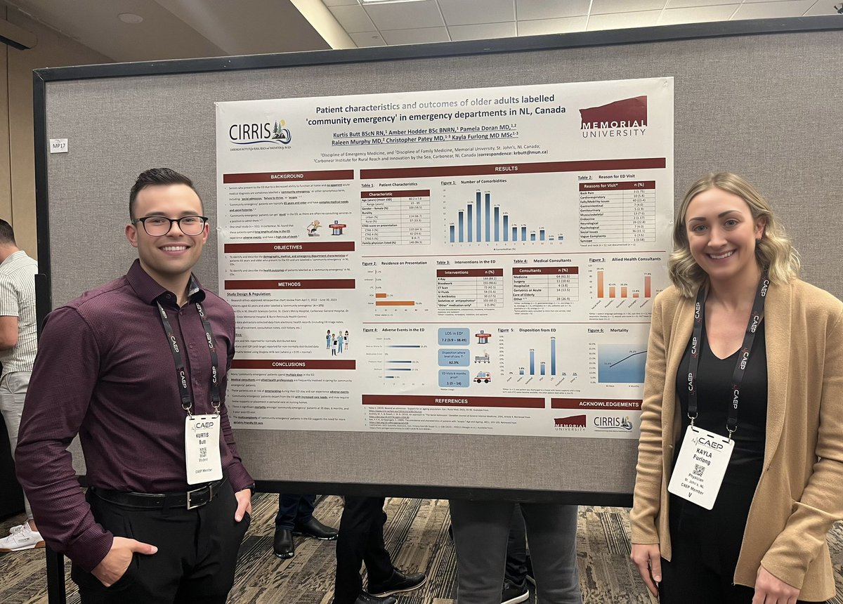 Kayla Furlong (@kaylafurlong) on Twitter photo Huge congrats to <a href="/_kurtisbutt_/">Kurtis Butt</a> on your moderated poster this afternoon 🎉🩺🤓
‘Community emergency’ patients are an important population often forgotten about and with bad outcomes if not dispositioned appropriately, we need to do better!
Other co-authors: <a href="/AmberHod1/">Amber Hodder</a> Huge congrats to <a href="/_kurtisbutt_/">Kurtis Butt</a> on your moderated poster this afternoon 🎉🩺🤓
‘Community emergency’ patients are an important population often forgotten about and with bad outcomes if not dispositioned appropriately, we need to do better!
Other co-authors: <a href="/AmberHod1/">Amber Hodder</a>