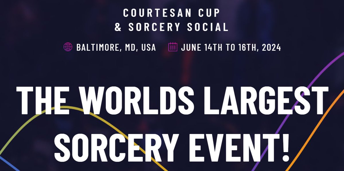 Sorcery_Social's tweet photo. The Spring Sorcery Social is not just for players! Come learn to play, meet Sorcery community personalities, and join the amazing Sorcery community! Tickets available at https://t.co/v7whs4dhXJ https://t.co/dQ1WewQBoG