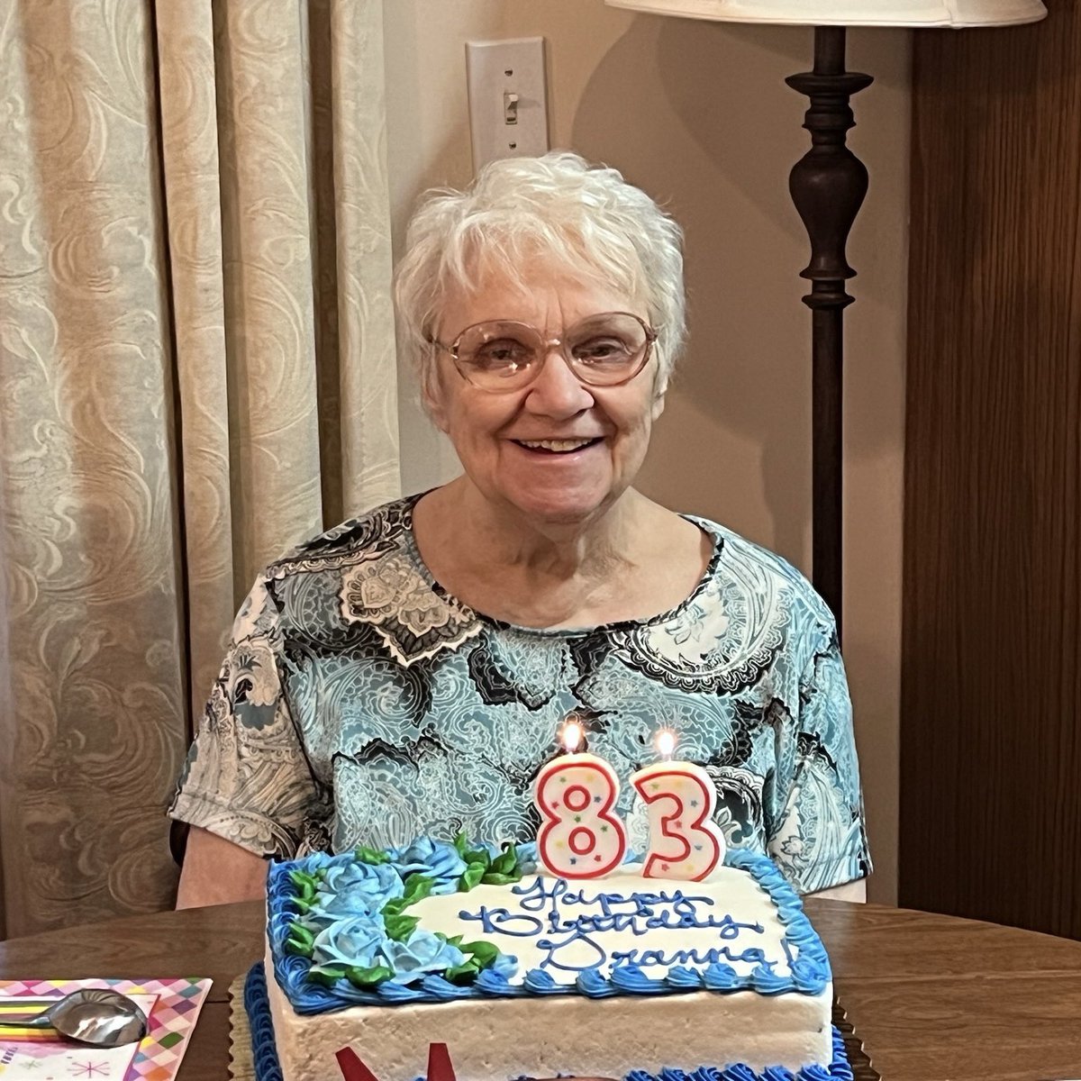 MikeNWilliams's tweet photo. We got to visit Mom on her 83rd birthday. Happy birthday, Mom! We love you lots! https://t.co/Co7SDjy4Eu