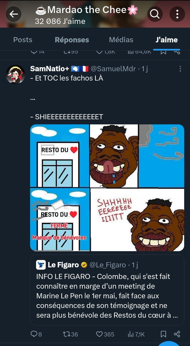 WdymAPurpose's tweet photo. @Mardao_Than @Lidema_ Ptn dis donc t'as tendance à beaucoup aimer les "blagues" portées sur certaines communautées pour quelqu'un qui conspue le racisme.

Bordel mais assume d'avoir des idées nauséabonde espèce de sous-race. 
Tu te chie dessus et t'oses traiter les autres de lavette, mais jpp https://t.co/mfuI4sh0w0