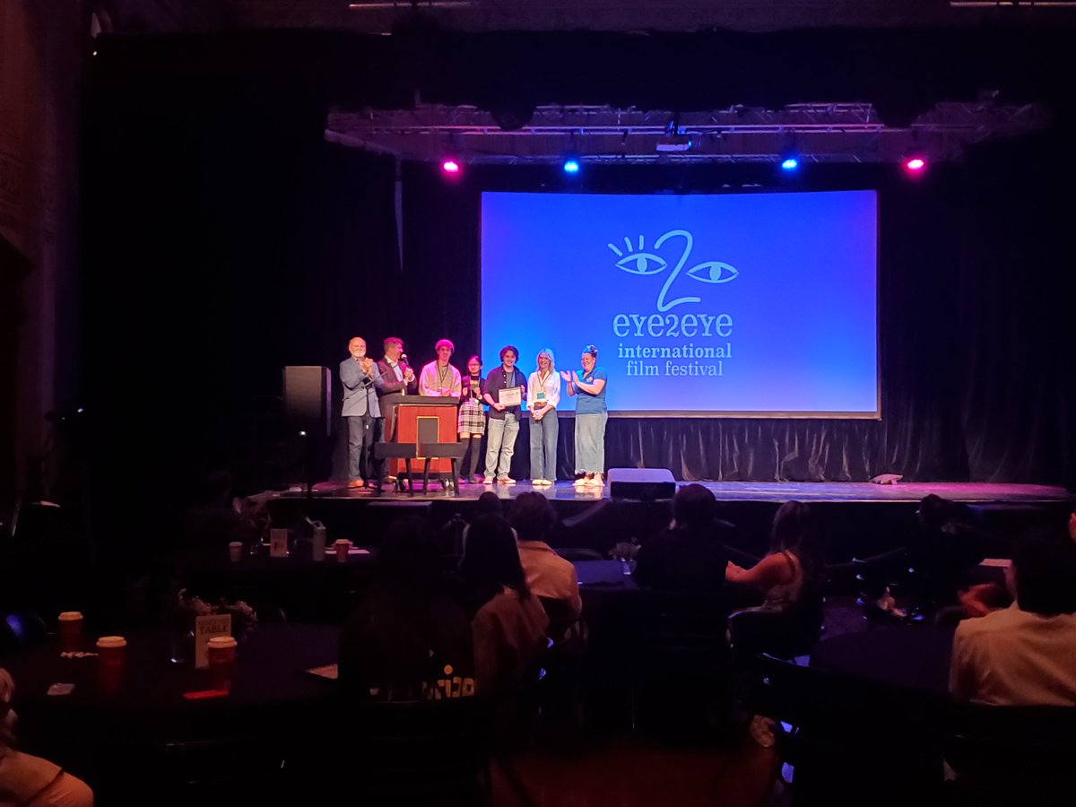 Congratulations to all the filmmakers who were finalists for the Film Newcomer Award at the Eye2Eye International Film Festival. A special congratulations to SMCSS TV and Film students whose film, "Contrast," was a runner-up for Best Overall Short Film. <a href="/PVNCCDSB/">PVNCCDSB</a> #BeingCreative