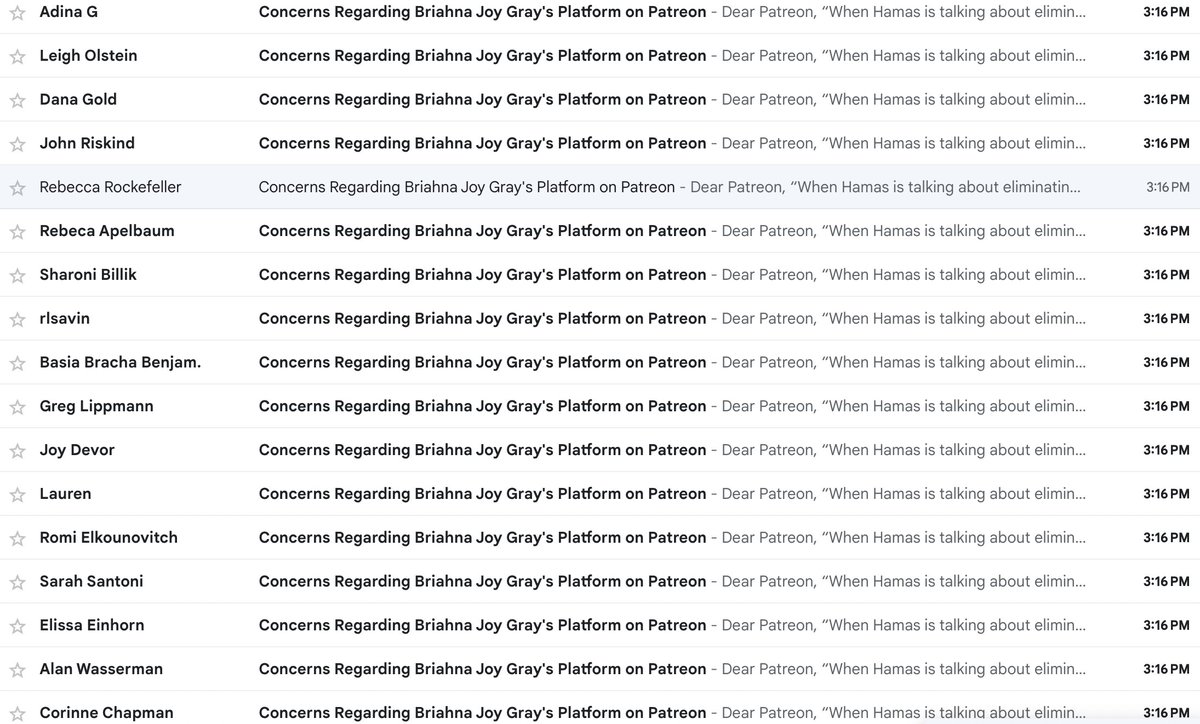 briebriejoy's tweet image. HUNDREDS of zionists have spammed the Bad Faith account (apparently thinking it&apos;s Patreon? These aren&apos;t intelligent people) trying to get me deplatformed from the app.  Again: a foreign country targeting an American journalist with the goal of making it impossible to earn an…