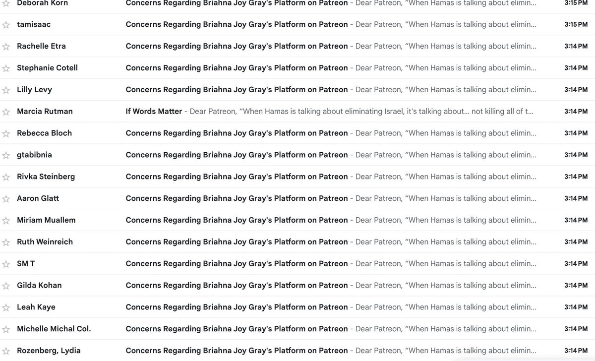 briebriejoy's tweet image. HUNDREDS of zionists have spammed the Bad Faith account (apparently thinking it&apos;s Patreon? These aren&apos;t intelligent people) trying to get me deplatformed from the app.  Again: a foreign country targeting an American journalist with the goal of making it impossible to earn an…