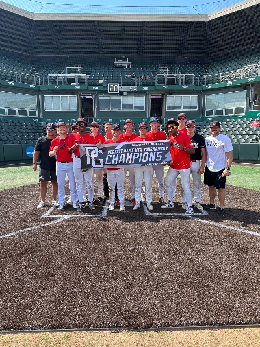 PG_NTX's tweet photo. 2024 18U North Texas Championship at TCU &amp; DBU

🏆Champions: @StixBaseballTX 2024 Scout
🥈Finalist: DFW Twins 18U Scout
🏅MVP: Jax Marshall (https://t.co/kLLvFGtt1K) 5R 6H 3HR 9RBI 2SB 3BB
🏅MVPitcher: Roman Cariaga (https://t.co/yfeNkhhdSg) 2.0IP 2K 0H 0BB 0R https://t.co/faTyX7Hgns