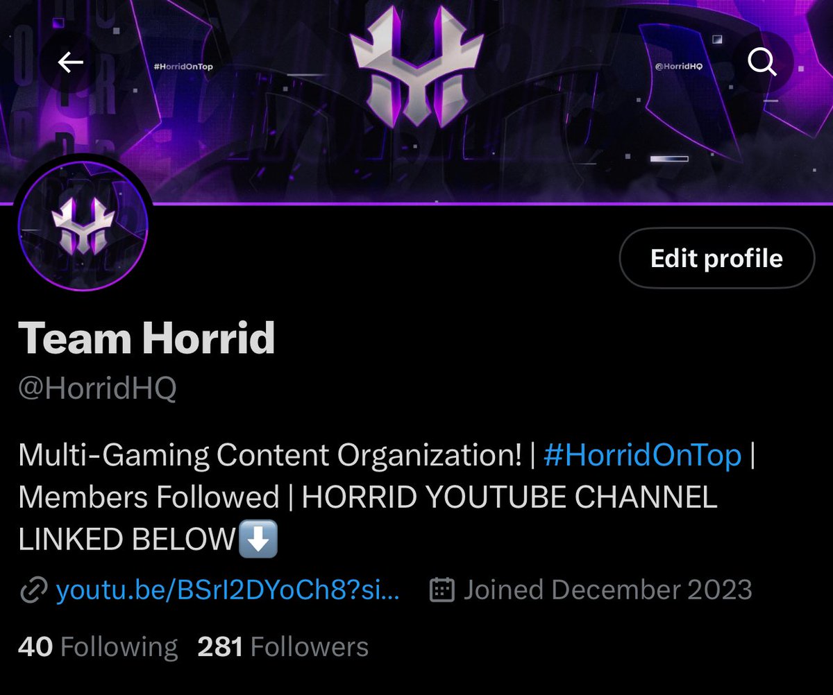 Can we also hit 300 Followers this week👀
We are 19 away💜
#HorridOnTop