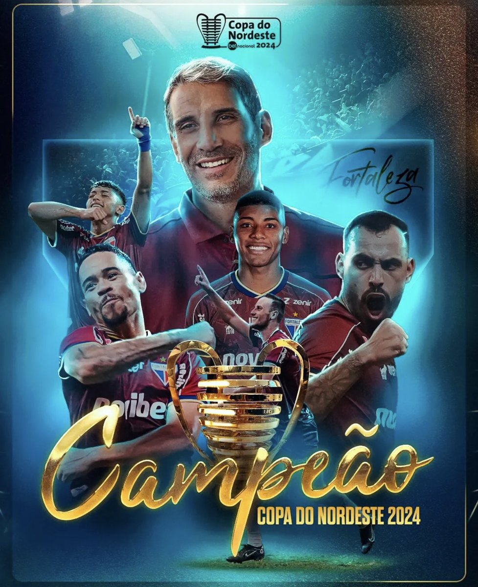 DoentesPFutebol's tweet photo. O FORTALEZA É TRICAMPEÃO DA COPA DO NORDESTE! 🏆🏆🏆

O Laion foi derrotado no tempo normal por 2x0 (mesmo placar do jogo de ida) e venceu nas penalidades por 5x4! https://t.co/1y75smnMVA