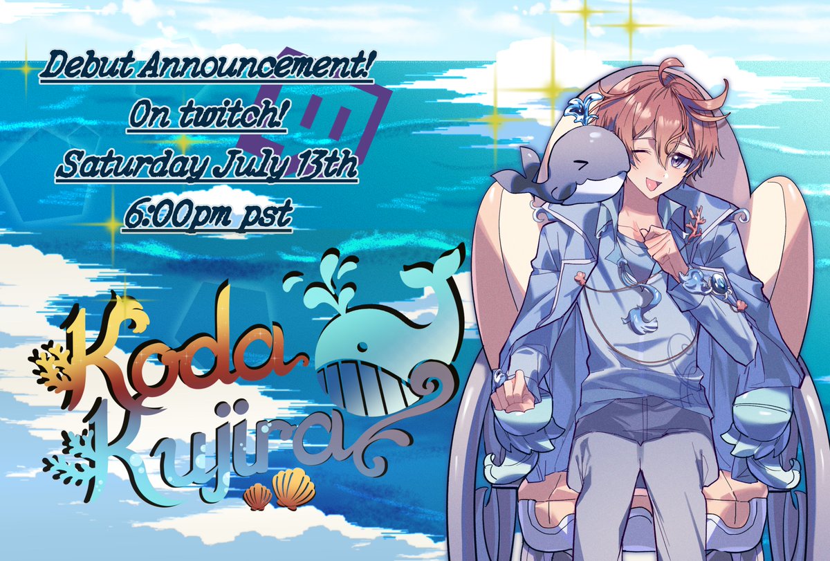 HeWhoSits_'s tweet photo. 🐳🪑Hey Everyone I'm proud to announce my debut date! I'm really excited to start Vtubing! Growing up with a disease was harsh and it made me give up on so much, but not this time!

I'll be streaming here⬇️
https://t.co/MisdTSDSxz

#ENVtuber #VtubersEN #vtuberdebut #Vtuber https://t.co/FMrffBlW3b