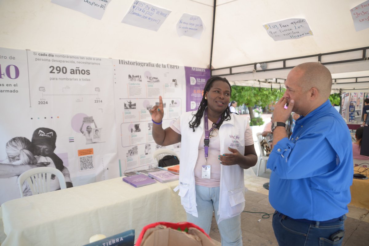 UBPDcolombia's tweet photo. #UBPDCesar 📍
En el último día de la #Felva, 149 personas se unieron a nuestra causa y propagaron el mensaje de la Búsqueda entre sus familias y comunidades.
💜Gracias #Valledupar💜
#LaBúsquedaNosUne https://t.co/PAgBfwjMsQ