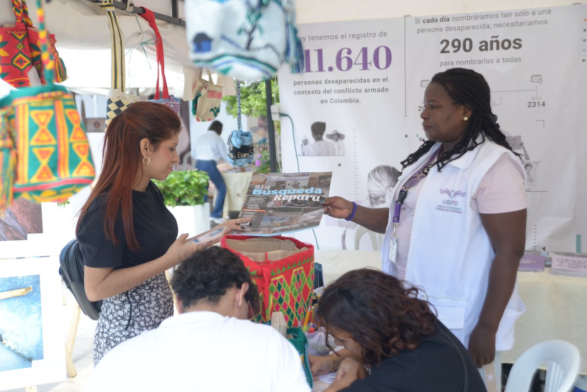 UBPDcolombia's tweet photo. #UBPDCesar 📍
En el último día de la #Felva, 149 personas se unieron a nuestra causa y propagaron el mensaje de la Búsqueda entre sus familias y comunidades.
💜Gracias #Valledupar💜
#LaBúsquedaNosUne https://t.co/PAgBfwjMsQ
