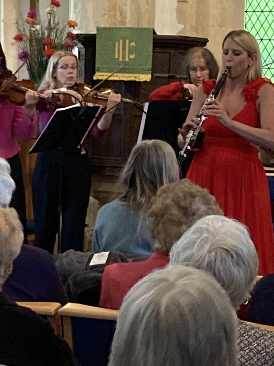 KeldEnsemble's tweet photo. A lovely evening in Barton Mills yesterday. 🎻🎶 https://t.co/hV7fnuUPeL