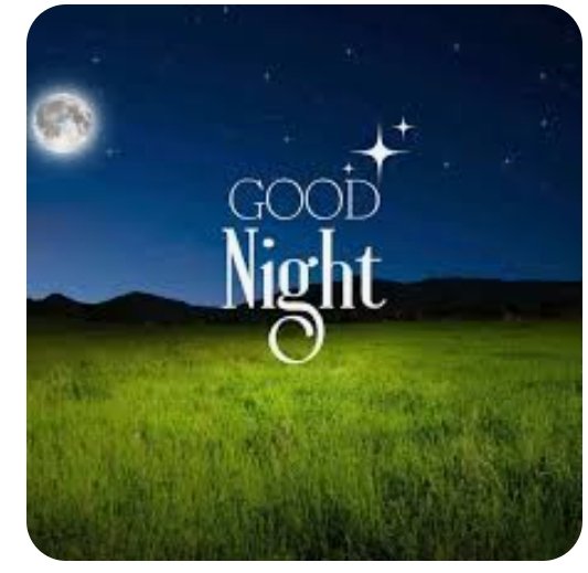 Good night everyone take care X