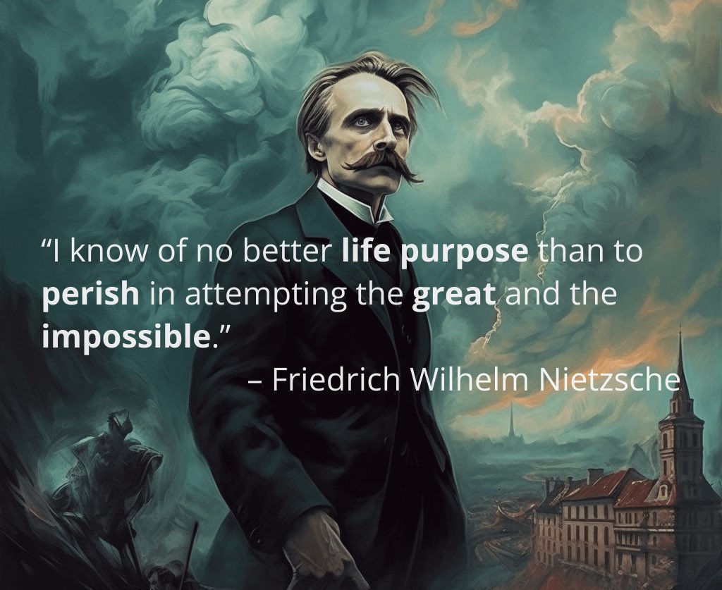 beffjezos's tweet photo. Aim for something difficult yet meaningful.

Aim to succeed or die trying. https://t.co/2HQjfotvrp