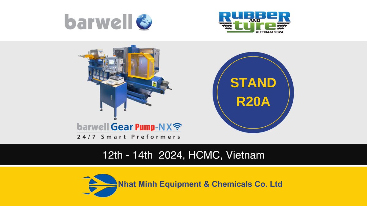 The exhibition is open. Have a great show everyone and don't forget to drop by to stand R20A.

Find out more on the Barwell Gear Pump.
barwell.com/products/gear-…