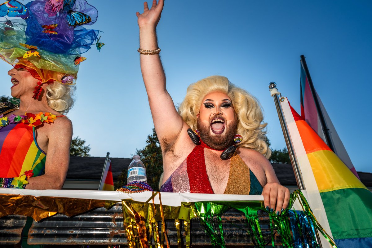 BryceEllPhoto's tweet image. Shots from the New Orleans Pride Parade yesterday.