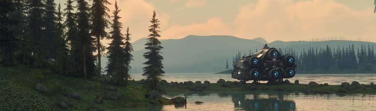 Berts25's tweet photo. Hull C And camping?

#Misc #HullC #StarCitizen #RobertsSpaceInd #Landscape https://t.co/TMqxFU8Z6g