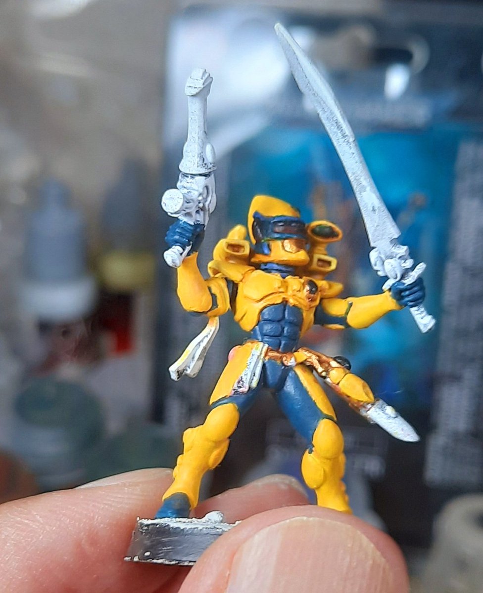 PPPointyEars's tweet photo. Sneaked in a painting session. 😊
#SupportKillTeam #Asuryani #Aeldari #Craftworlds #Warhammer40K #W40K #Wh40K #40K #Warmongers #PaintingWarhammer #PPPointyEars #KT2021 #NewKillTeam #KillTeamSecondEdition #OldKillTeam #KT2018 #OnePageRules #GrimdarkFuture #GrimdarkFutureFirefight https://t.co/pL9dL6gOJa