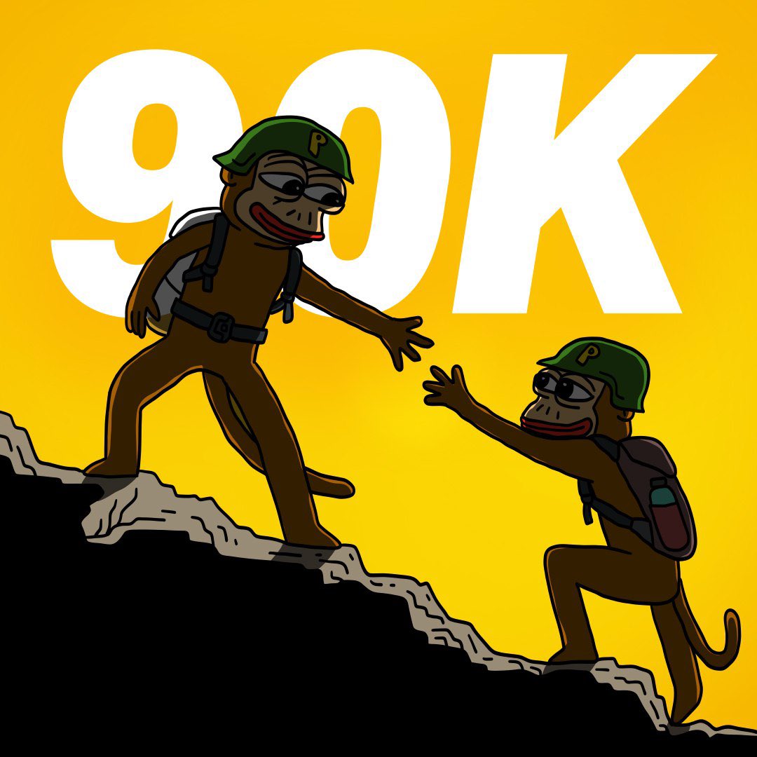 90,000 X FOLLOWERS!

Thank you to the entire $PONKE ARMY  

Keep putting helmets on everyone. We never stop growing 🪖🪖🪖

I AM PONKE
YOU ARE PONKE
WE ARE PONKE