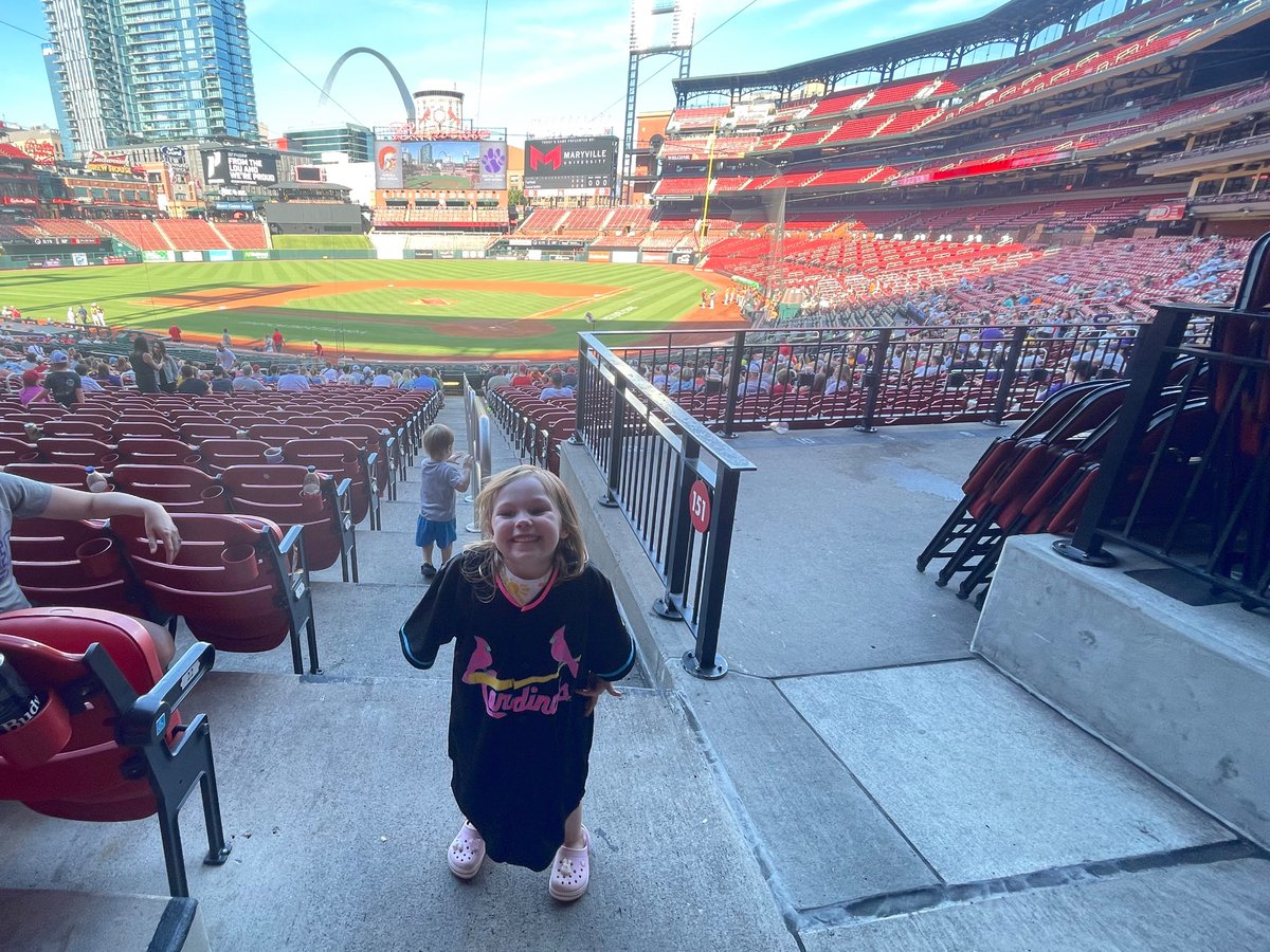A lot of Saber pride in Busch Stadium today! Have fun <a href="/BaseballSaber/">Saber Baseball</a>