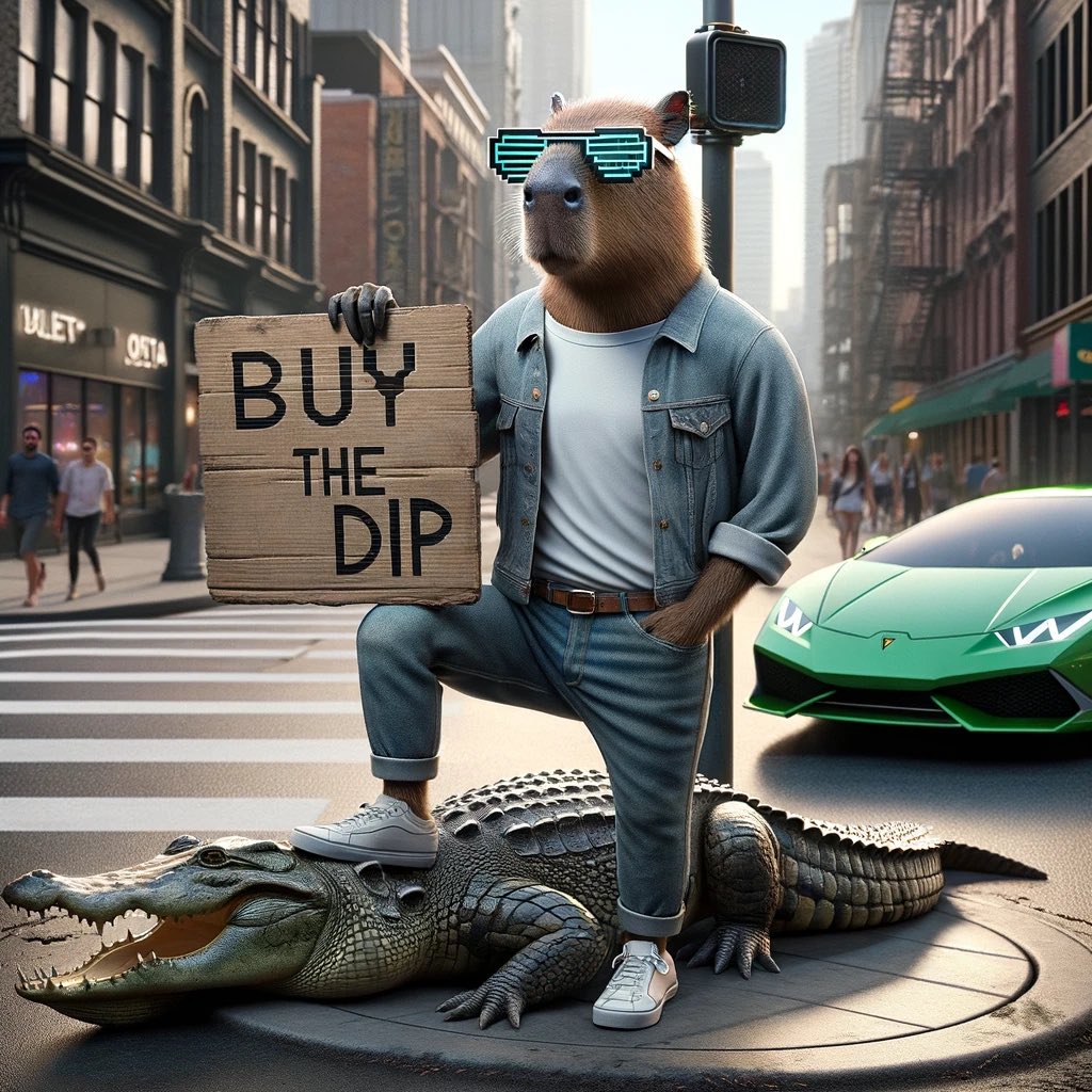 capy on croco tweet media