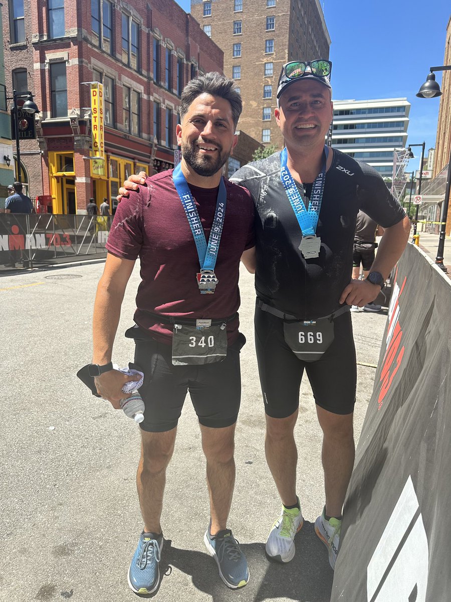 MTarin8's tweet photo. Maybe took on more than I could physically or mentally handle but kept going and accomplished my goal!

Des Moines 70.3 Half-Ironman ✅

Plenty of family, friends, student-athletes and their families helped in pushing me to the finish. So thankful for all of them! https://t.co/r2iDn825G0