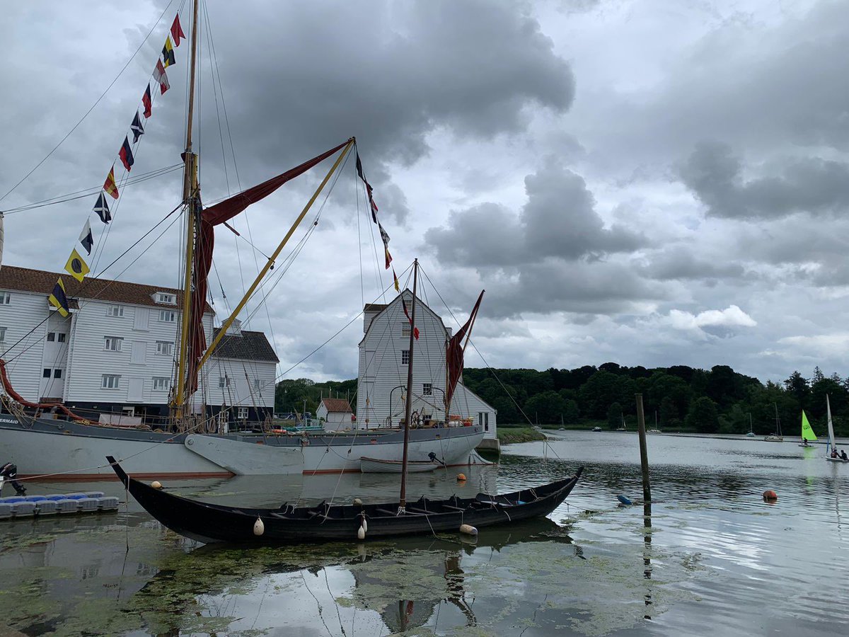 DPMacMahon's tweet photo. Very privileged to have visited the Sutton Hoo site, given a guided tour by Martin Carver. The reconstruction of the ship is exceptional. A great project. https://t.co/dD5YBoPg3t