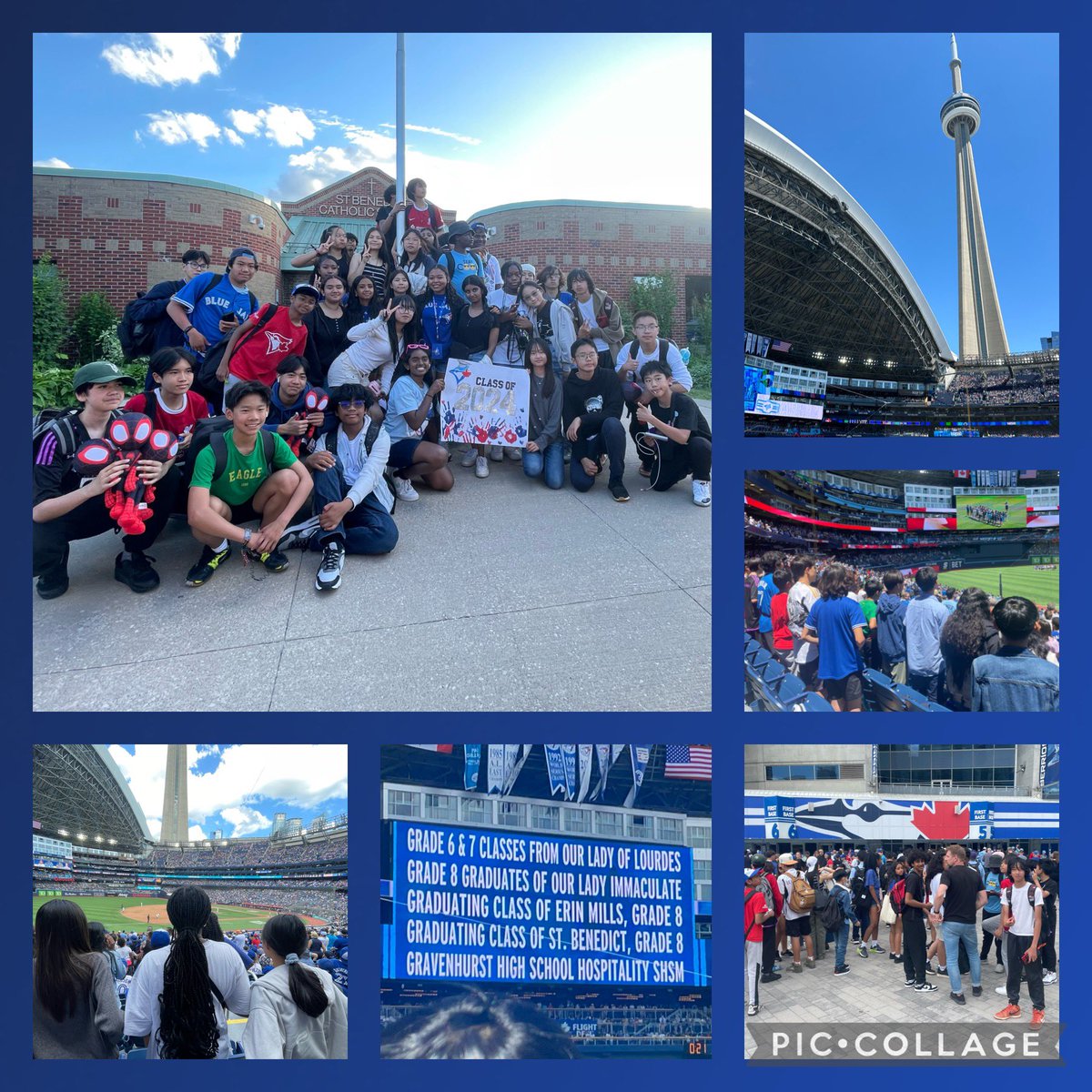 sbt_ycdsb's tweet photo. A Blue Jays win and fun times in the Rec Room…Grad Trip, part one ✔️@YCDSB @paonesl https://t.co/ceIndeSjNd