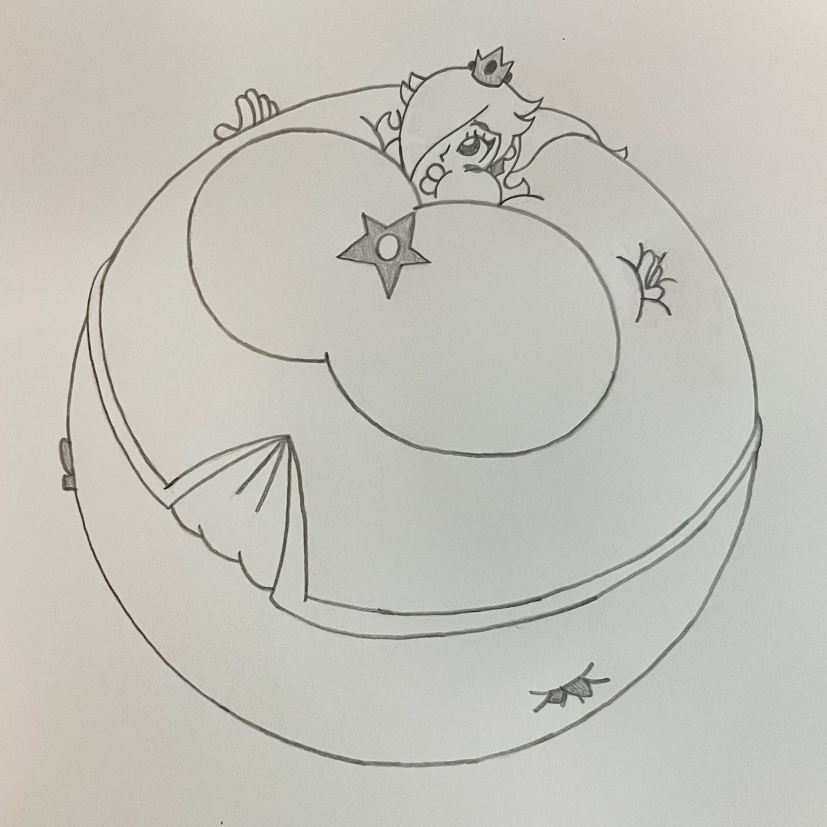 TheFan2022's tweet photo. My friend WarioTheInflator’s Final Pic of our beloved Chunky Balloon, Rosalina 🥺😢 https://t.co/lH85okou97