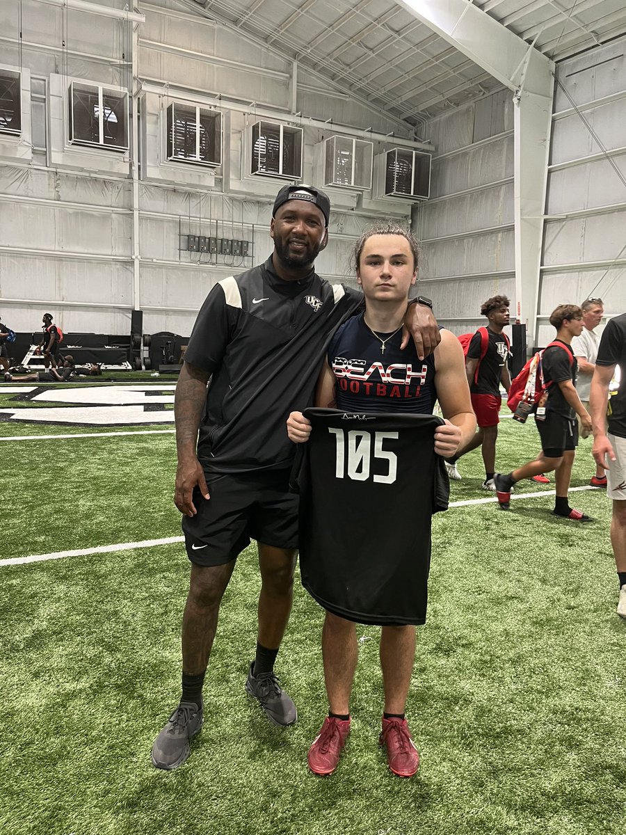 SupBrady's tweet photo. Had a great time and very thankful for the opportunity to compete today at UCF💛🖤 Thank you to all the coaches and players who repped and coached me today. 
@UCF_Football @CoachGusMalzahn @TrovonReed @CocoaBeachFB @CoachKimmey @DeezyCoe @C9_Williams https://t.co/p26oEEZQBz