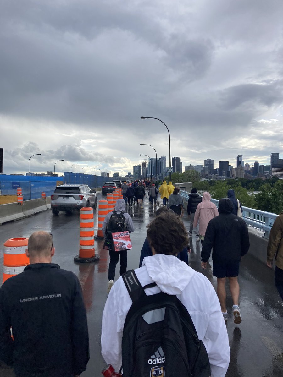 Two hours back to the car, no regrets, great time #CanadianGP