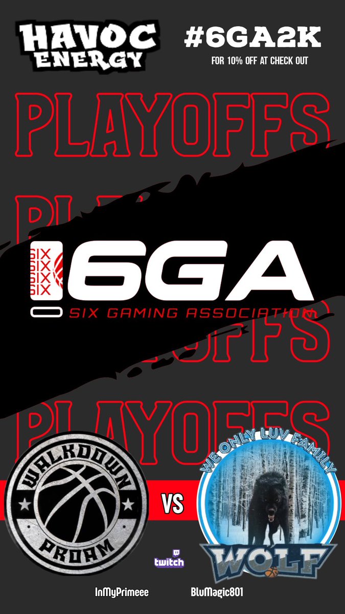 6GALive (@6galive) on Twitter photo 🚨 6GA Szn 14 Semi-Finals 🚨
⏱️ Tune in tonight @ 11PM et. ⏱️
🏀 <a href="/WalkdownProAm/">Walkdown 🖤</a> vs. <a href="/uswolfus/">W.O.L.F</a> 🏀
📺 Streams 📺
Twitch.tv/inmyprimeee
Twitch.tv/blumagic901
<a href="/iNetworkFX/">𝗶𝗡𝗲𝘁𝘄𝗼𝗿𝗸 𝗙𝗫</a> <a href="/6GA2K/">6GA2K</a> 🚨 6GA Szn 14 Semi-Finals 🚨
⏱️ Tune in tonight @ 11PM et. ⏱️
🏀 <a href="/WalkdownProAm/">Walkdown 🖤</a> vs. <a href="/uswolfus/">W.O.L.F</a> 🏀
📺 Streams 📺
Twitch.tv/inmyprimeee
Twitch.tv/blumagic901
<a href="/iNetworkFX/">𝗶𝗡𝗲𝘁𝘄𝗼𝗿𝗸 𝗙𝗫</a> <a href="/6GA2K/">6GA2K</a>