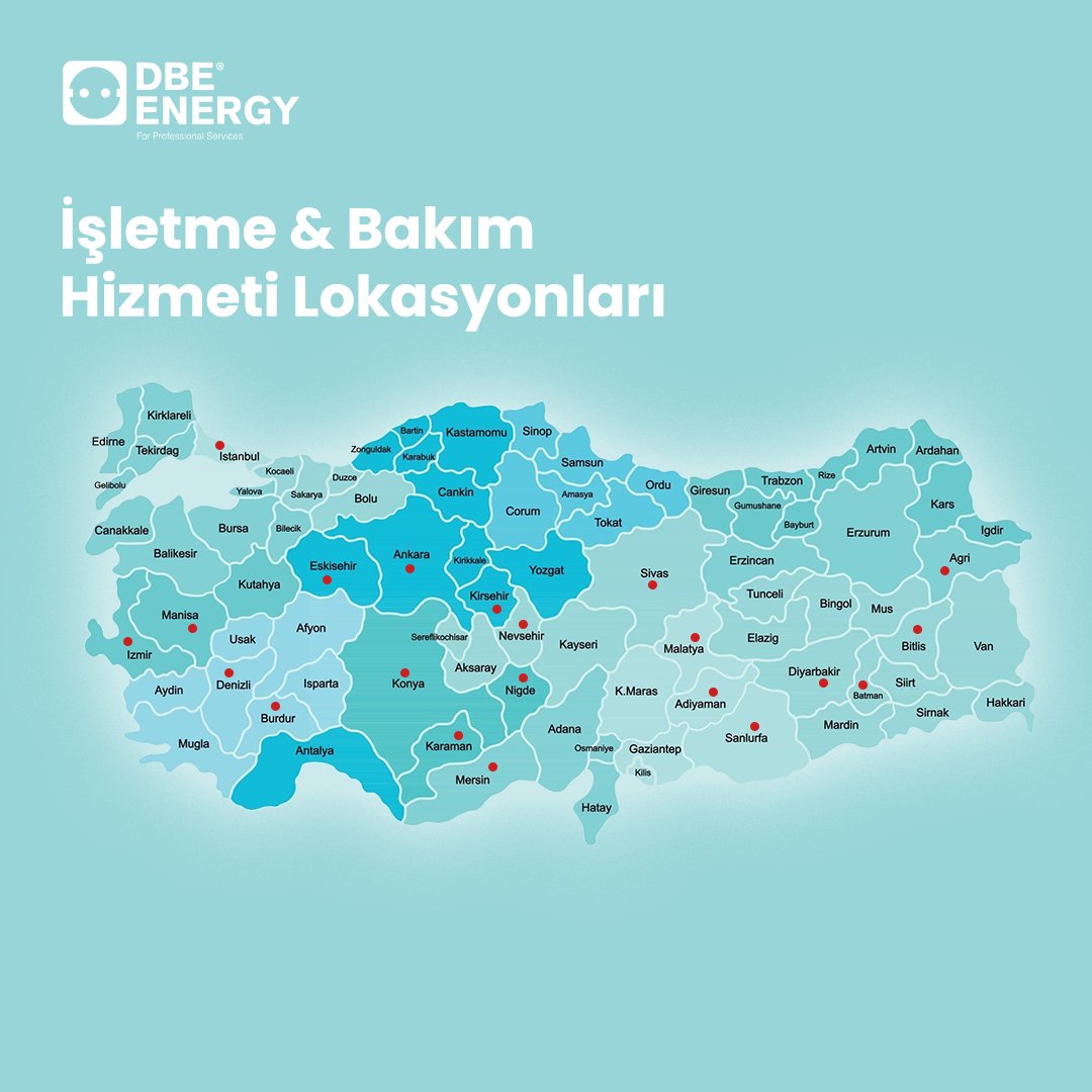 DbeEnergy's tweet photo. DBE Energy olarak Türkiye genelinde güneş enerji santrallerine işletme ve bakım hizmeti sunuyoruz.  Uzaktan izleme, veri odaklı verim artışı, hızlı arıza müdahalesi ve profesyonel hizmetlerimizle fark yaratıyoruz.
.
.
#dbeenergy 
#renewableenergy
#yenilenebilirenerji https://t.co/j3gZ4BYjEW