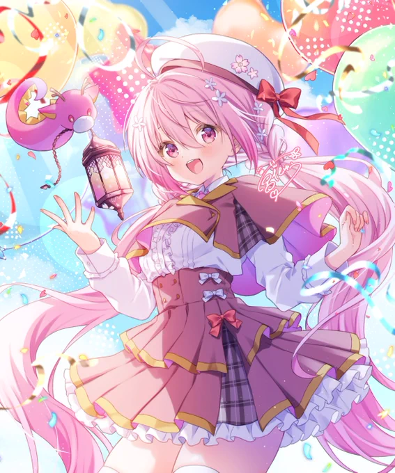 #Skeb春萌たゆたさんを描かせていただきました 