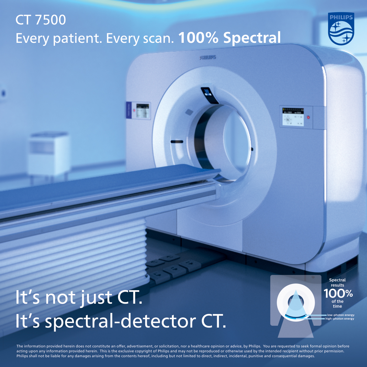 The need for imaging that's first-time right has never been greater. 
Philips Spectral CT 7500 system is your fast, always on, low-dose path to precision diagnosis.Explore more : to.philips/60105KJcy
#CT #ctscanner #spectralCT #PhilipsSpectralCT #AlwaysOnSpectral