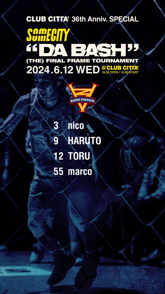 somecity_tokyo's tweet photo. 各チームのロスター発表②👀
東京エリア外からの参戦🔥

普段見られないボーラーに注目👊
ロスター情報を要チェック✅

前売りチケットはこちらから👇
https://t.co/zg6kPDFvGt

#somecity #ballaholic #asics 
#dabash https://t.co/VMoXVTbqcK