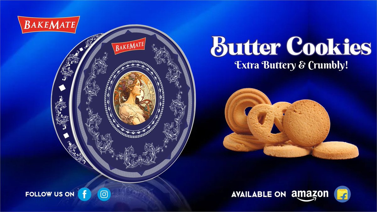 bakemateglobal's tweet photo. Cookies Made with Love, Baked with Passion - BakeMate 
#FMCG #Import #LatestNow #trendingnow #instagram #bourbon #Chocojolly #Chocomoto #Chocolates #Biscuits #Wafers #candies #amazon #flipkart #Bropop #Candies #Juiceburst #Chocomoto #Candy #lollipop #funpop #confectionery https://t.co/a395l4U9YV