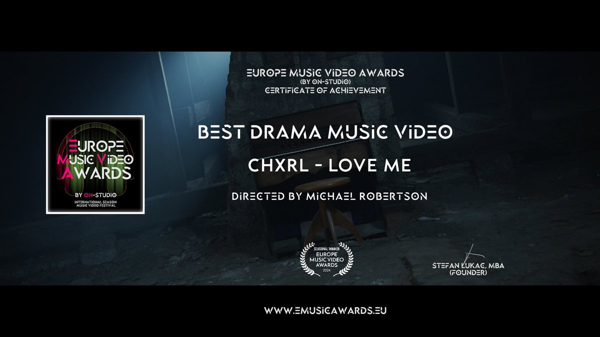 toon53's tweet photo. We just won “Best Drama Music Video” at the Europe Music Video Awards for my first directed live music video 🤯😮🎥🎬💎🔥😁

https://t.co/v0tYj4rnFI https://t.co/qknoivzFLD