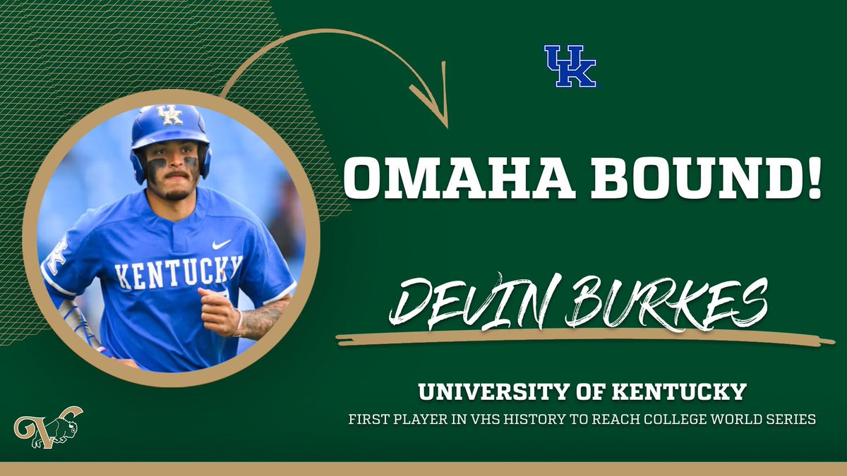 VHS Athletics (@villagesbuffalo) on Twitter photo Our former catcher Devin Burkes (<a href="/Devin_Burkes/">Devin Burkes</a>) becomes the first <a href="/_VHSBaseball/">VHS Buffalo Baseball</a> player in program history to reach the College World Series! Good luck in Omaha, Devin! Our former catcher Devin Burkes (<a href="/Devin_Burkes/">Devin Burkes</a>) becomes the first <a href="/_VHSBaseball/">VHS Buffalo Baseball</a> player in program history to reach the College World Series! Good luck in Omaha, Devin!