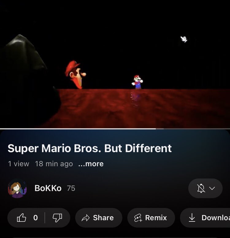 BoKKo_music's tweet photo. New YouTube video up 😎
-
https://t.co/Gjc1k1ycav
-
#horror #mario #games #youtube #playthrough #marioexe #scary #itchio #horrorgames #gaming #game #bokko #mariohorror #sonicexe #newvideo https://t.co/GtecHqISu0