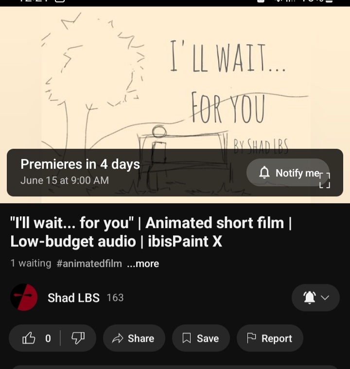 SLbs363's tweet photo. Here's another animated short film! My 6th creation. hope you all like itt.
It'll be on saturday.

https://t.co/jsJeeYIQVt

#animatedshortfilm #animatedfilm #animation #film #shortstory #story https://t.co/T5GgrWqv5h