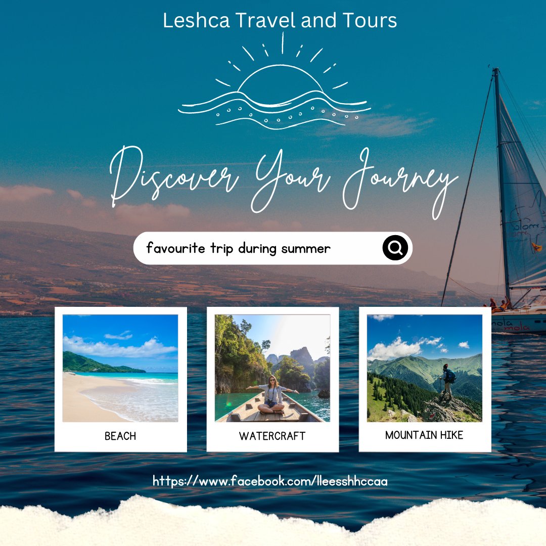 Leshca_Biz's tweet photo. #travelplan
#summertrips
#favoritedestination
#travelandtours
@Leshca_Biz 
Get a quote https://t.co/MzU2SmIisy