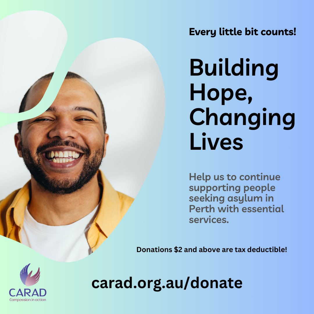 CARAD11's tweet photo. Support our EOFY donation campaign today.

Your donation will help us to continue supporting our clients with essential services including food, housing and healthcare.

Donations $2 and above are tax deductible! Handy for this time of year!

Visit https://t.co/ZOYu6KEU4G https://t.co/PxRuR4zqEj