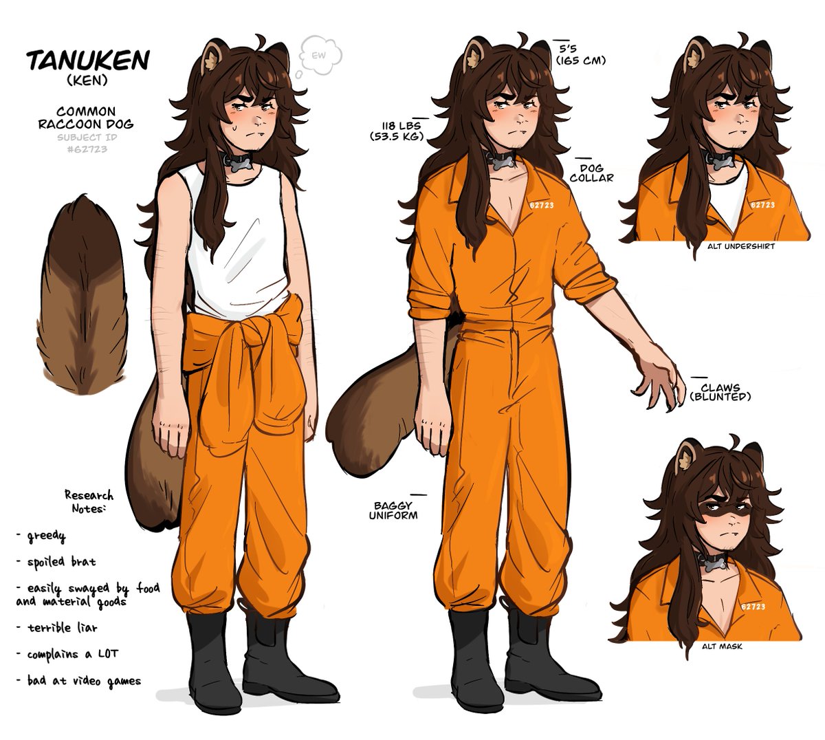 TanukenVT's tweet photo. Oh hello! It's me, Tanuken :3c
Just your average, everyday, law-abiding citizen- 
Wait- 
What's that?

You're calling the police?

#vtuber https://t.co/WKrdVBWQy6