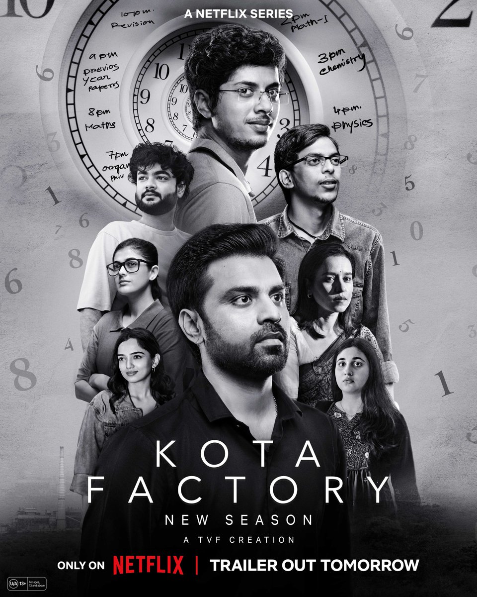 FILMISTAN5's tweet photo. New Poster of #KotaFactory Season 3
Trailer Out Tomorrow
Streaming From 20th June on #Netflix
@TheViralFever @ArunabhKumar
@mehta_pratish #RaghavSubbu
@Punbatra @iampravinyadav
#ManishChandwani @nikitalalwani
#KotaFactoryS3OnNetflix https://t.co/fH8YMo7N9f