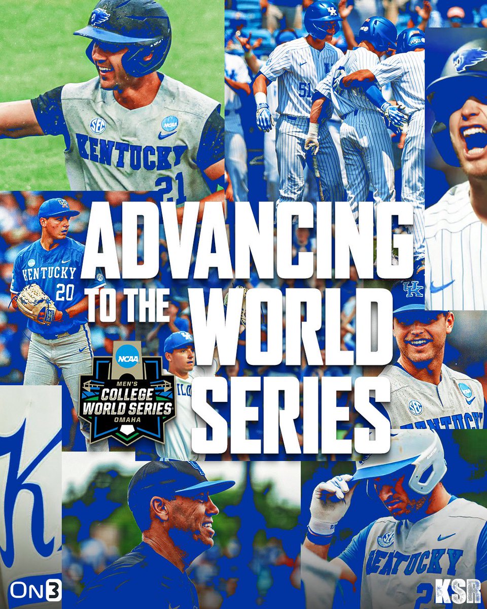 MrsTylerKSR's tweet photo. KENTUCKY IS GOING TO THE COLLEGE WORLD SERIES FOR THE FIRST TIME EVER!!!! https://t.co/s3D708yiWC