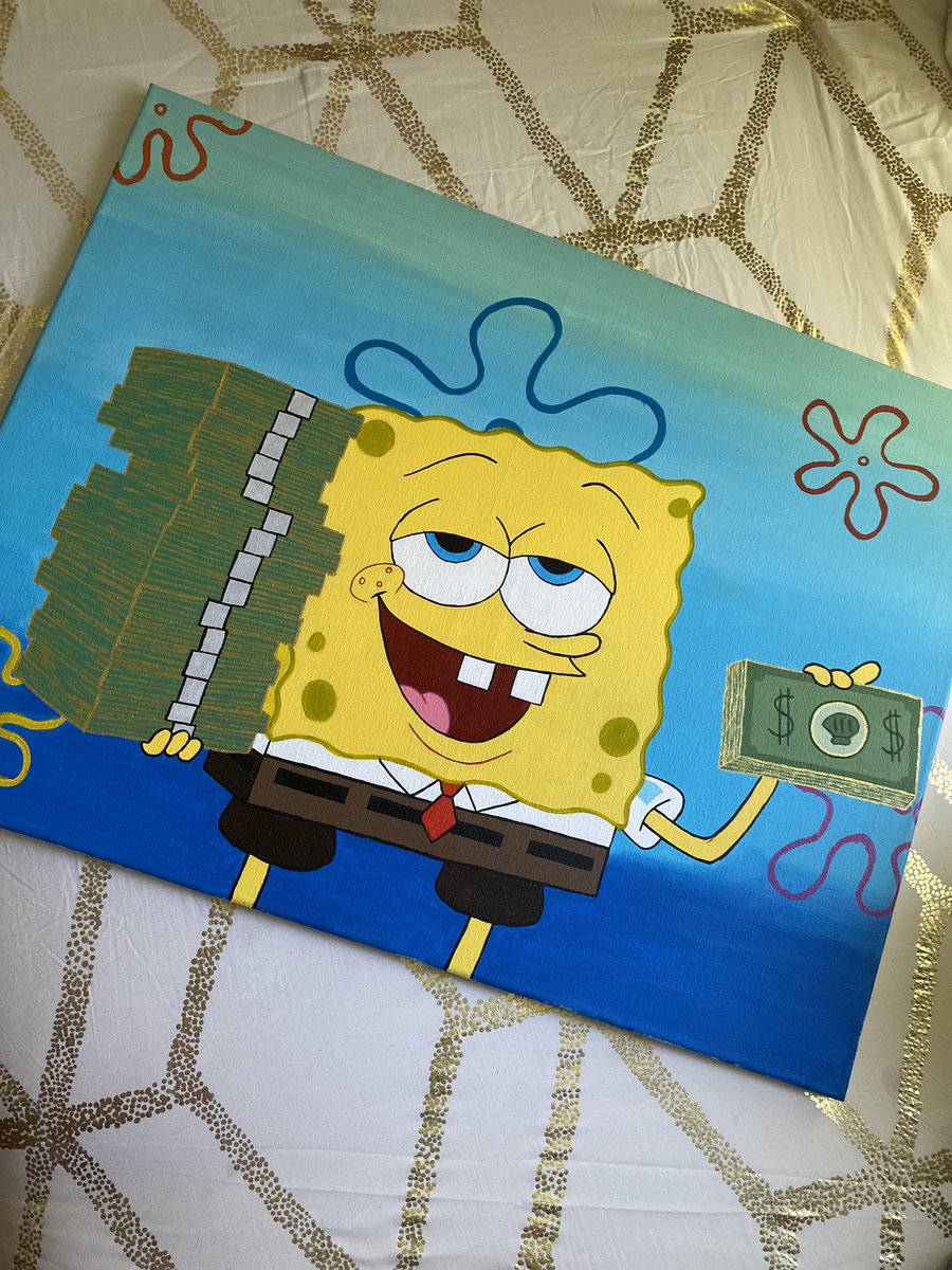 No_Category_Art's tweet photo. SpongeBob Profits 🍫 #art #spongebob #artist https://t.co/iTeT8QVw6x
