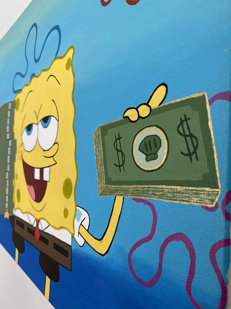 No_Category_Art's tweet photo. SpongeBob Profits 🍫 #art #spongebob #artist https://t.co/iTeT8QVw6x