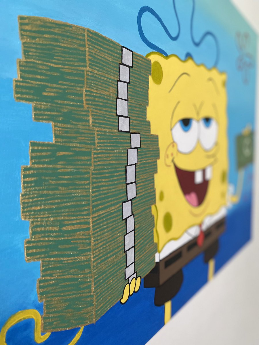 No_Category_Art's tweet photo. SpongeBob Profits 🍫 #art #spongebob #artist https://t.co/iTeT8QVw6x