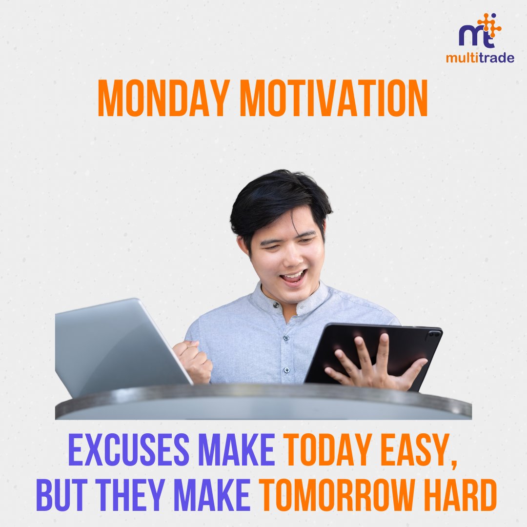multitradeIN's tweet photo. Short-term comfort, long-term struggle
.
Follow Us : https://t.co/R1CccuwbZs
.
#mondays #motivational #excusesorresults #starttodayjournal #Tomorrow #atins
.
[ Excuse , monday motivation , today easy , tomorrow hard ] https://t.co/GMIW5o9H6x